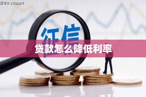 天元贷款怎么降低利率