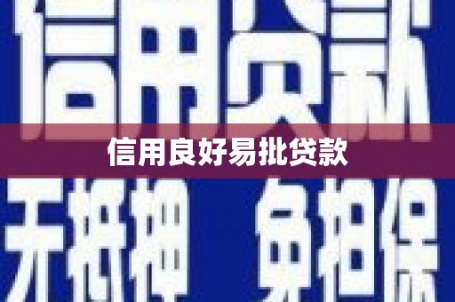 天元信用良好易批贷款