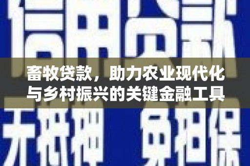 天元畜牧贷款，助力农业现代化与乡村振兴的关键金融工具