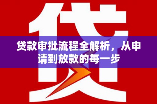 天元贷款审批流程全解析，从申请到放款的每一步