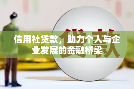 天元信用社贷款，助力个人与企业发展的金融桥梁