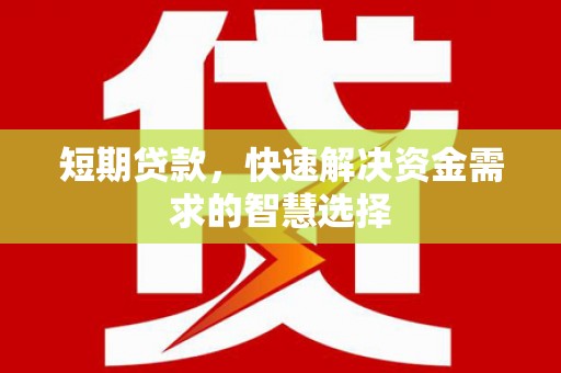 天元短期贷款，快速解决资金需求的智慧选择