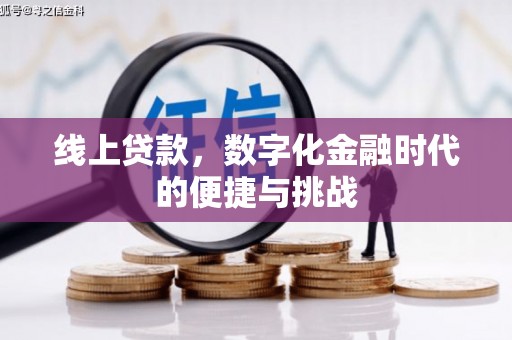 天元线上贷款，数字化金融时代的便捷与挑战