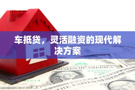 天元车抵贷，灵活融资的现代解决方案