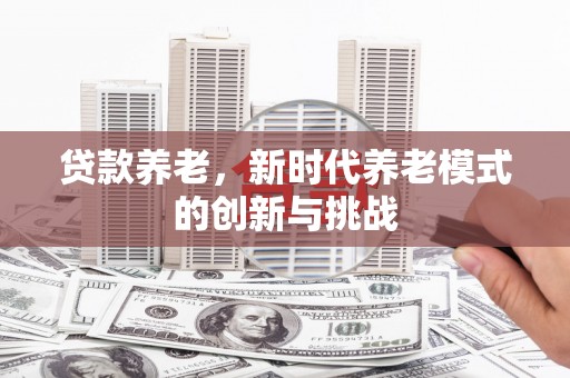 天元贷款养老，新时代养老模式的创新与挑战