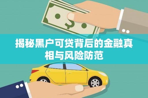 天元揭秘黑户可贷背后的金融真相与风险防范