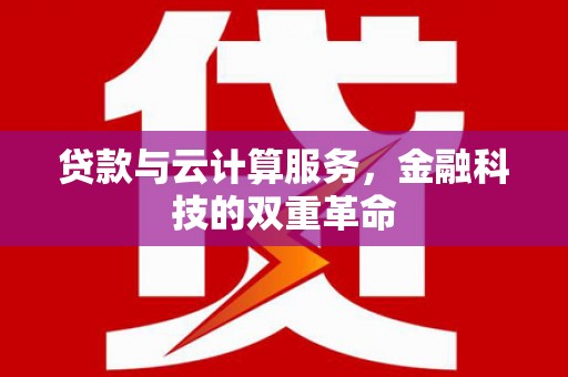天元贷款与云计算服务，金融科技的双重革命