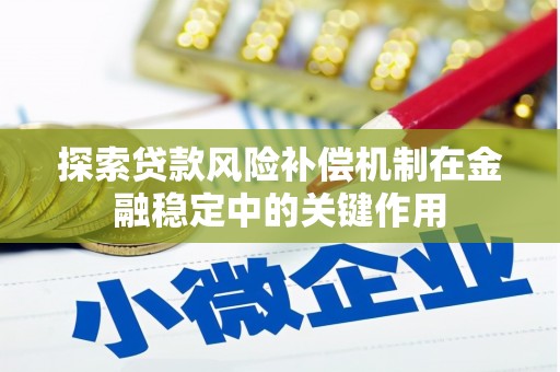 天元探索贷款风险补偿机制在金融稳定中的关键作用