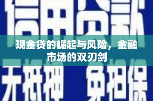 天元现金贷的崛起与风险，金融市场的双刃剑