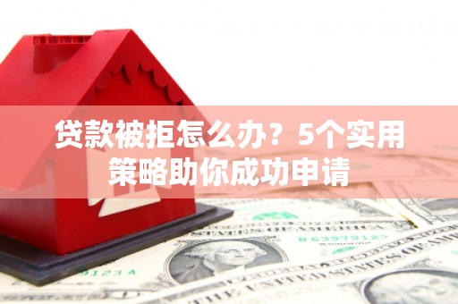天元贷款被拒怎么办？5个实用策略助你成功申请