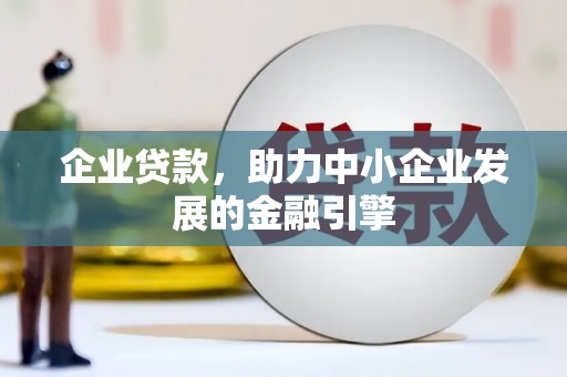 天元企业贷款，助力中小企业发展的金融引擎