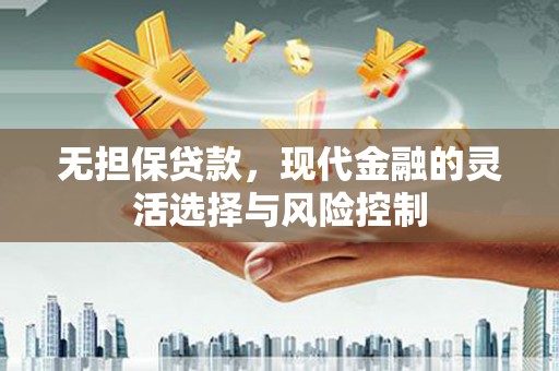 天元无担保贷款，现代金融的灵活选择与风险控制