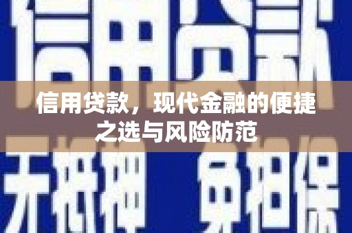 天元信用贷款，现代金融的便捷之选与风险防范