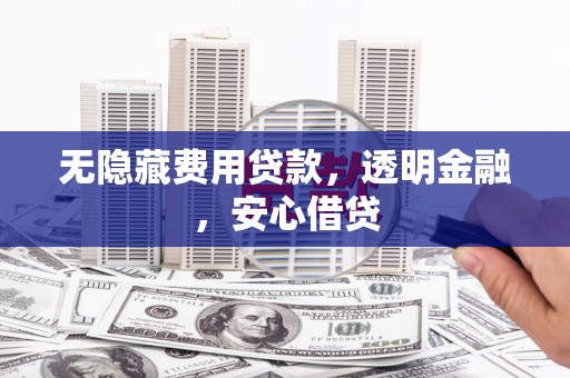 天元无隐藏费用贷款，透明金融，安心借贷