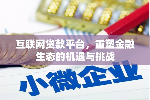 天元互联网贷款平台，重塑金融生态的机遇与挑战