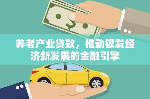 天元养老产业贷款，推动银发经济新发展的金融引擎