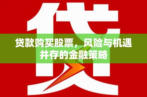 天元贷款购买股票，风险与机遇并存的金融策略