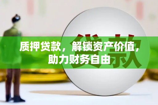 天元质押贷款，解锁资产价值，助力财务自由