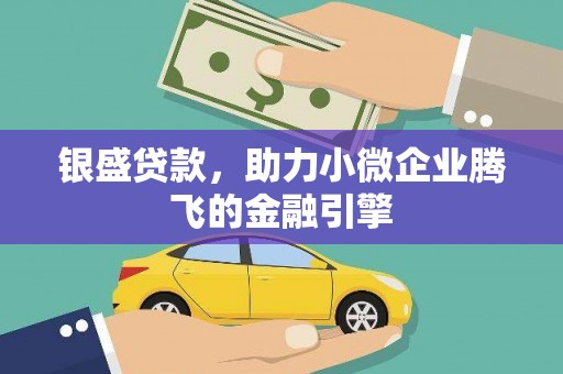 天元银盛贷款，助力小微企业腾飞的金融引擎