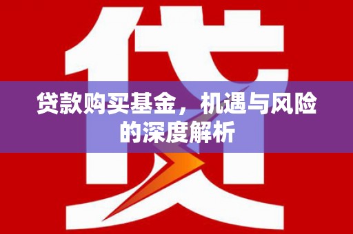 天元贷款购买基金，机遇与风险的深度解析
