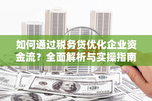 天元如何通过税务贷优化企业资金流？全面解析与实操指南