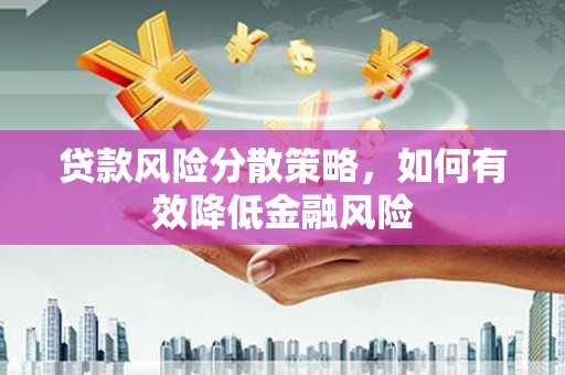 天元贷款风险分散策略，如何有效降低金融风险
