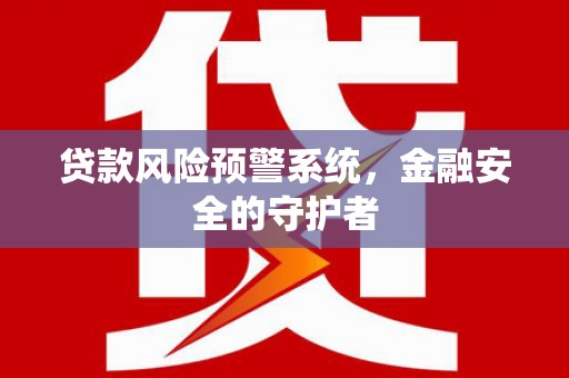天元贷款风险预警系统，金融安全的守护者