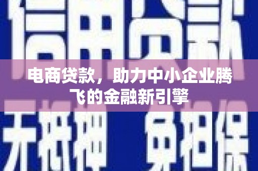 天元电商贷款，助力中小企业腾飞的金融新引擎