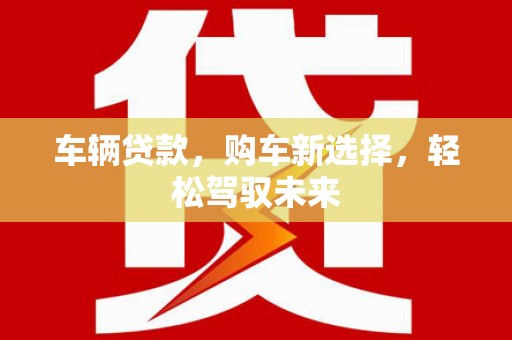 天元车辆贷款，购车新选择，轻松驾驭未来