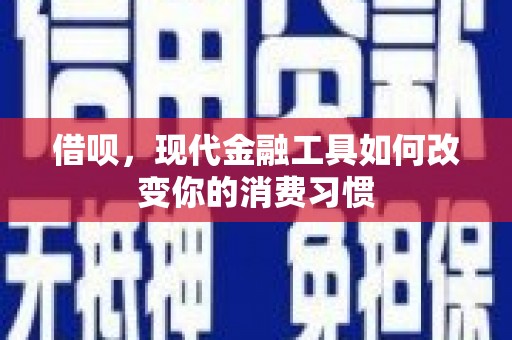 天元借呗，现代金融工具如何改变你的消费习惯