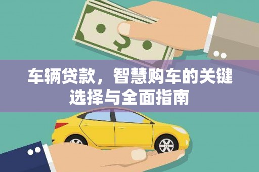 天元车辆贷款，智慧购车的关键选择与全面指南
