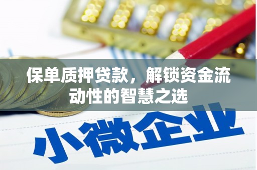 天元保单质押贷款，解锁资金流动性的智慧之选