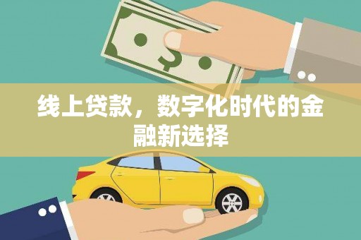 天元线上贷款，数字化时代的金融新选择
