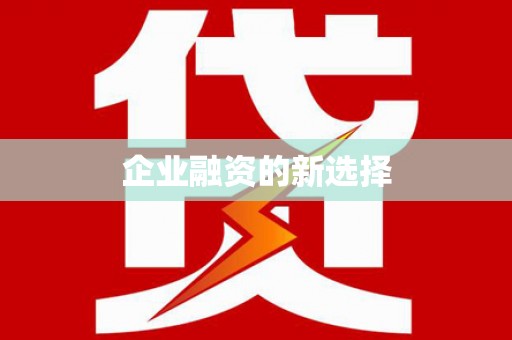 天元企业融资的新选择