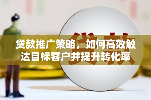 天元贷款推广策略，如何高效触达目标客户并提升转化率