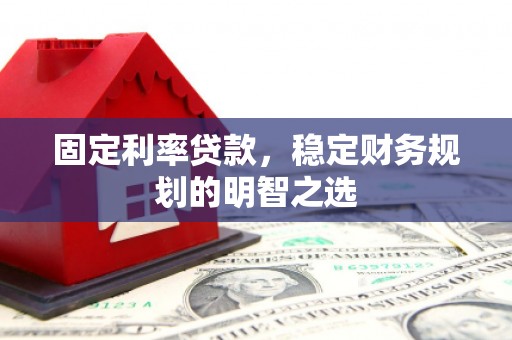 天元固定利率贷款，稳定财务规划的明智之选
