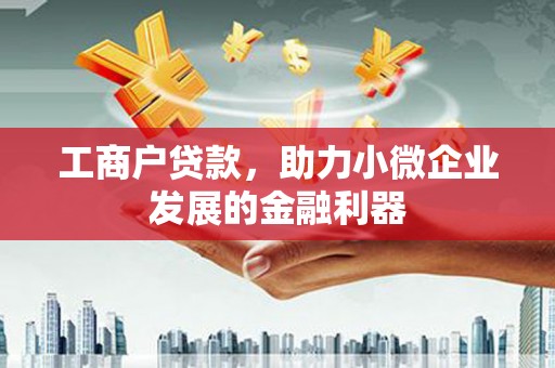 天元工商户贷款，助力小微企业发展的金融利器