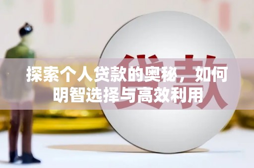 天元探索个人贷款的奥秘，如何明智选择与高效利用