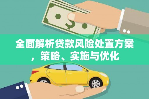 天元全面解析贷款风险处置方案，策略、实施与优化