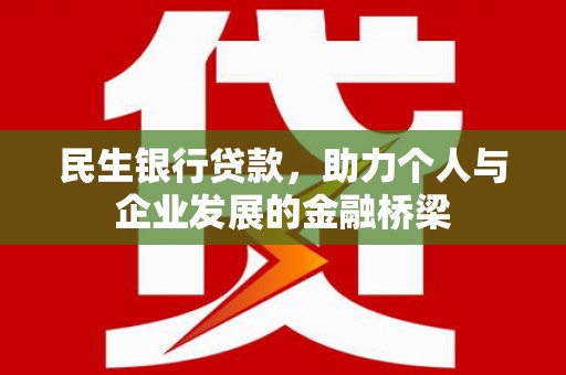 天元民生银行贷款，助力个人与企业发展的金融桥梁