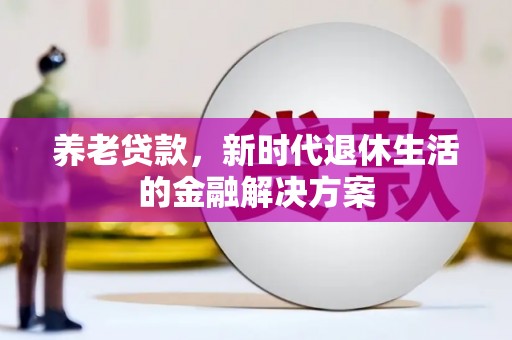 天元养老贷款，新时代退休生活的金融解决方案