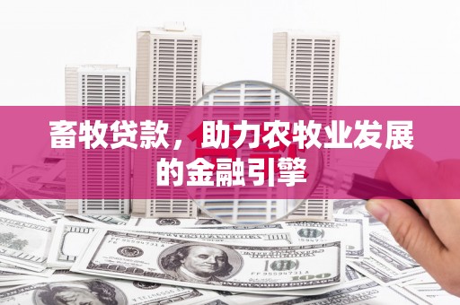 天元畜牧贷款，助力农牧业发展的金融引擎