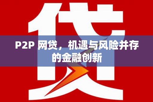 天元P2P 网贷，机遇与风险并存的金融创新