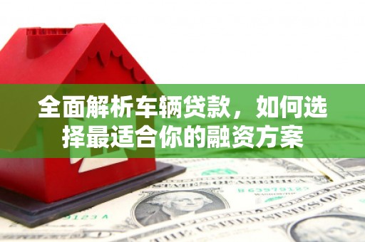 天元全面解析车辆贷款，如何选择最适合你的融资方案