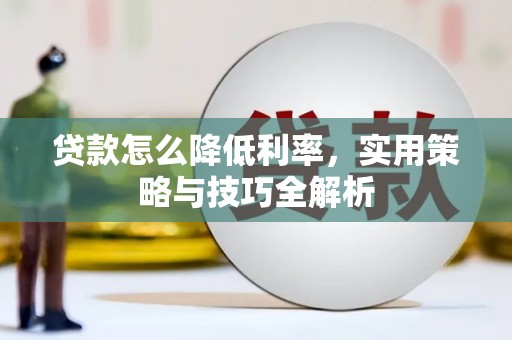 天元贷款怎么降低利率，实用策略与技巧全解析