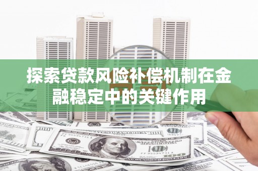 天元探索贷款风险补偿机制在金融稳定中的关键作用