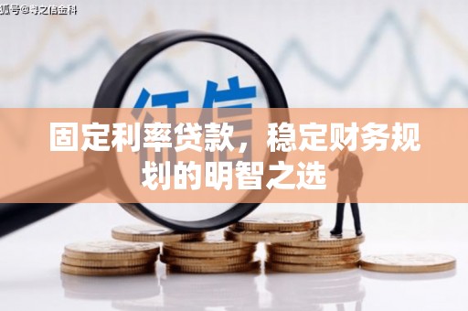 天元固定利率贷款，稳定财务规划的明智之选
