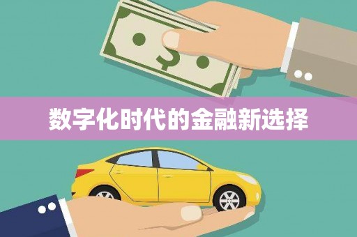 天元数字化时代的金融新选择