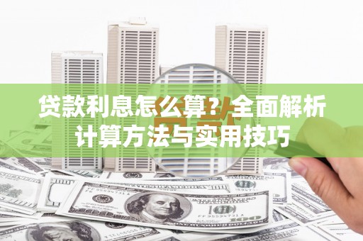 天元贷款利息怎么算？全面解析计算方法与实用技巧