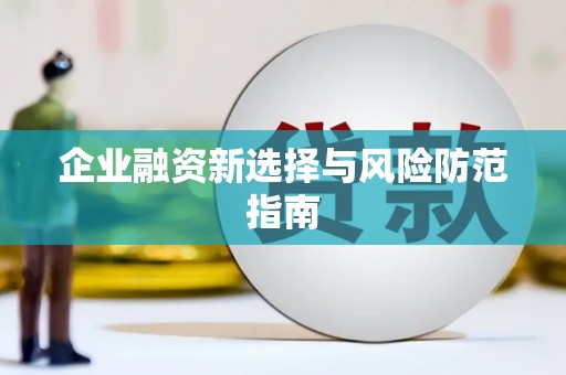 天元企业融资新选择与风险防范指南